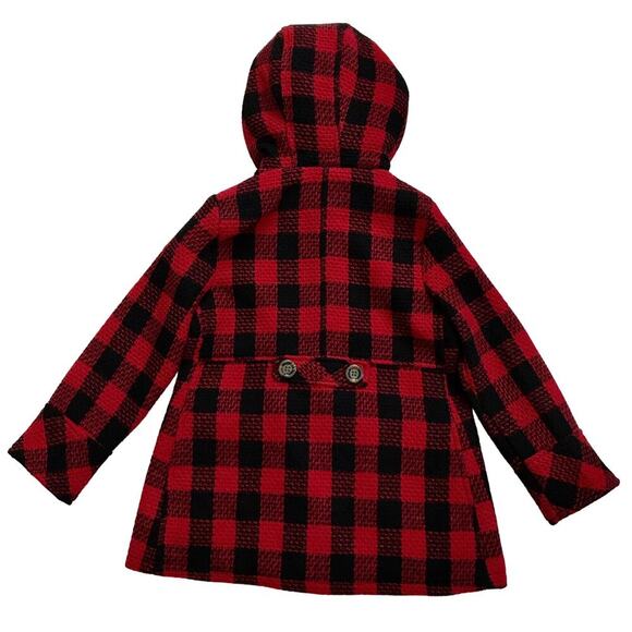 Urban Republic NWT Checkered Pea Coat Girls Various - Picture 6 of 12